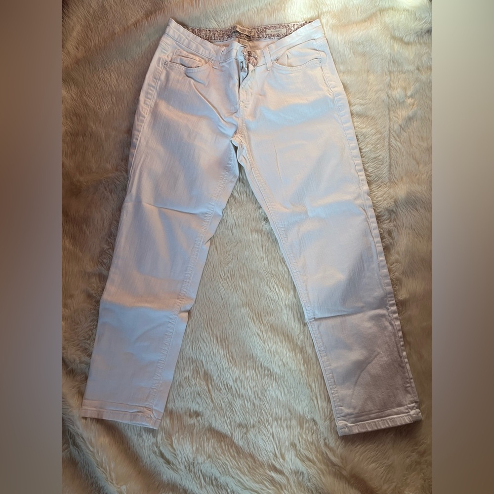 🇺🇸 Vintage America Women's White Boyfriend Jeans
